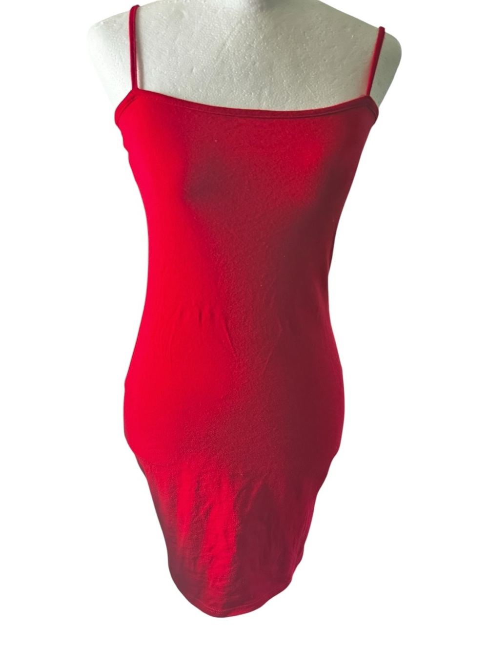 Love Cameron Red Spaghetti Strap Dress Sz S